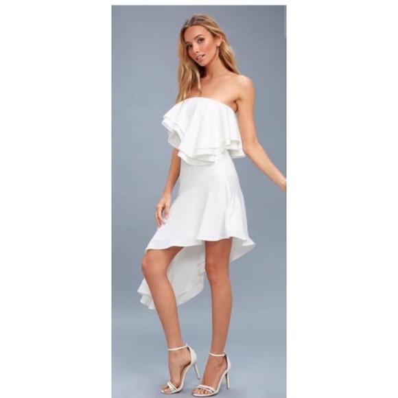 Lulus Dresses & Skirts - Lulu's with you ivory dress